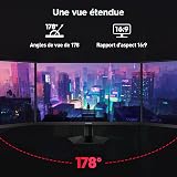 KOORUI G2721P Ecran PC Gamer 27 Pouces - 200Hz IPS QHD 1440P Ecran Gaming, 1ms HDR400 Adaptive Sync, Compatible VESA 75x75mm, HDMI 2.0/DP1.4 - 3