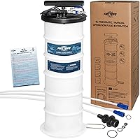 Vista 1 de FIRSTINFO A1108USY3 - Extractor de vacío de aceite neumático/manual de Taiwán patentado de 9L / 2.3 galones, bomba de cambio de aceite, tubo de 47
