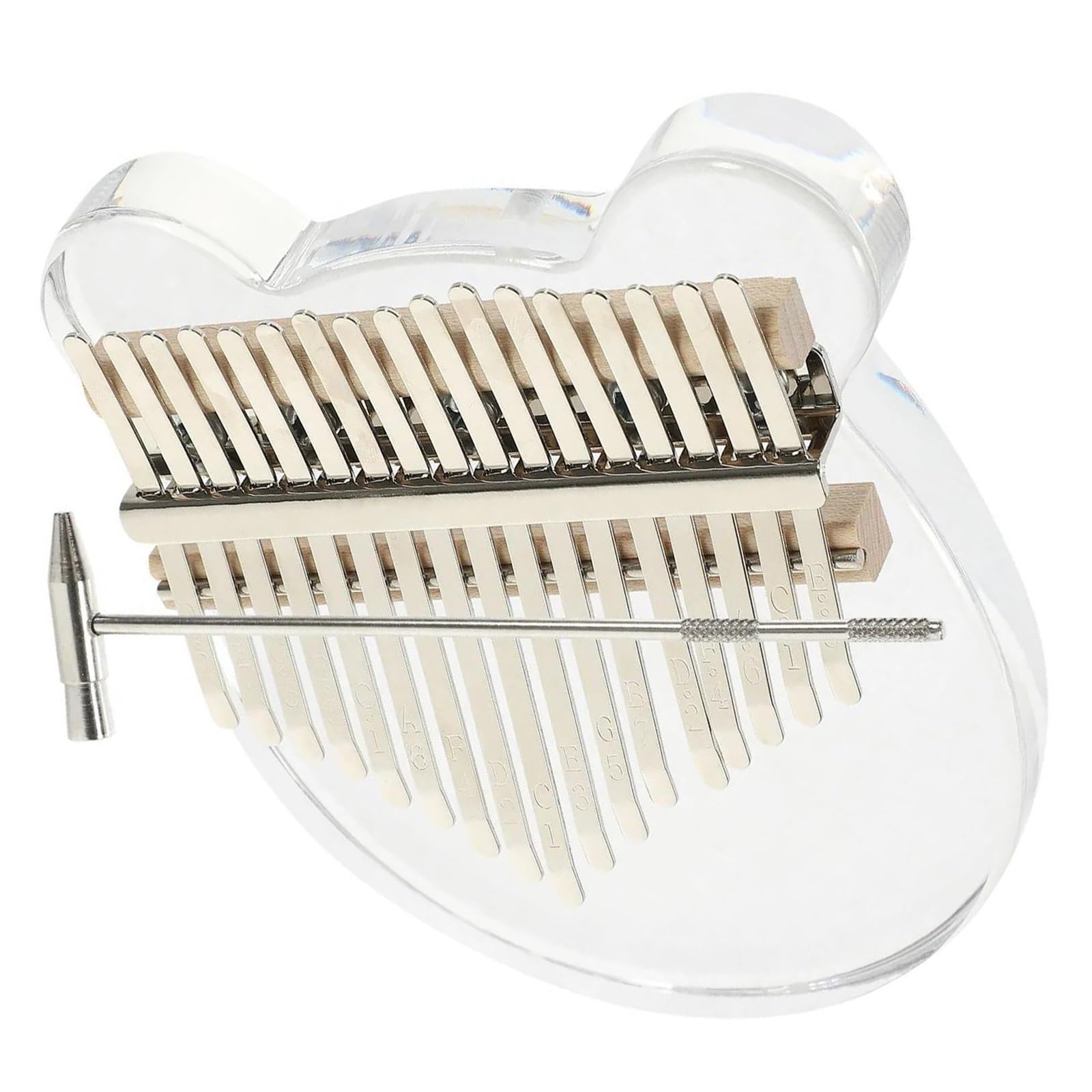 Solidna Kalimba Kreskówka akrylowa Kalimba