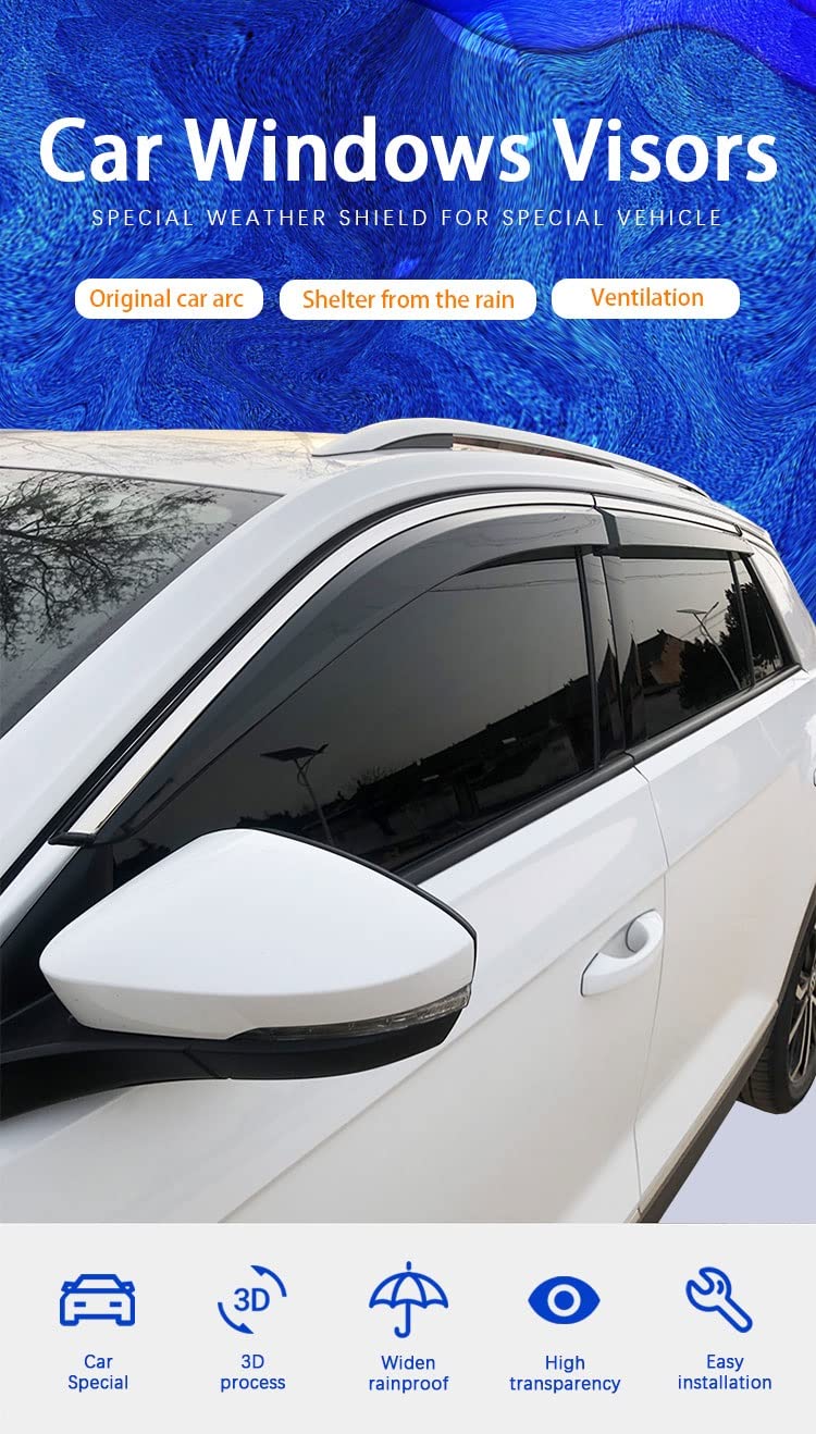 トヨタ ハイランダー XU20 ウィンドウバイザー 4枚セット Amazon.co.jp: 車用バイザー 4x 偏向器 ために ハイランダー XU20 20