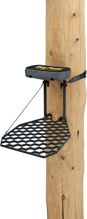 Rivers Edge® Big Foot Lite Foot Lever-Action Hang-On Treestand, Lightweight Cast Aluminum, Flip-Up Padded Seat, 21 x 28 Platform, Only 15 lbs., RE557