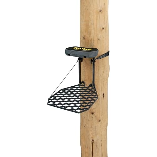 Rivers Edge® Big Foot™ Lite Foot™ Lever-Action Hang-On Treestand, Lightweight Cast Aluminum, Flip-Up Padded Seat, 21” x 28” Platform, Only 15 lbs., RE557