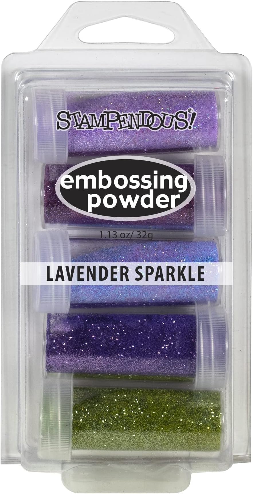 Stampendous Embossing KIT, Lavender Sparkle