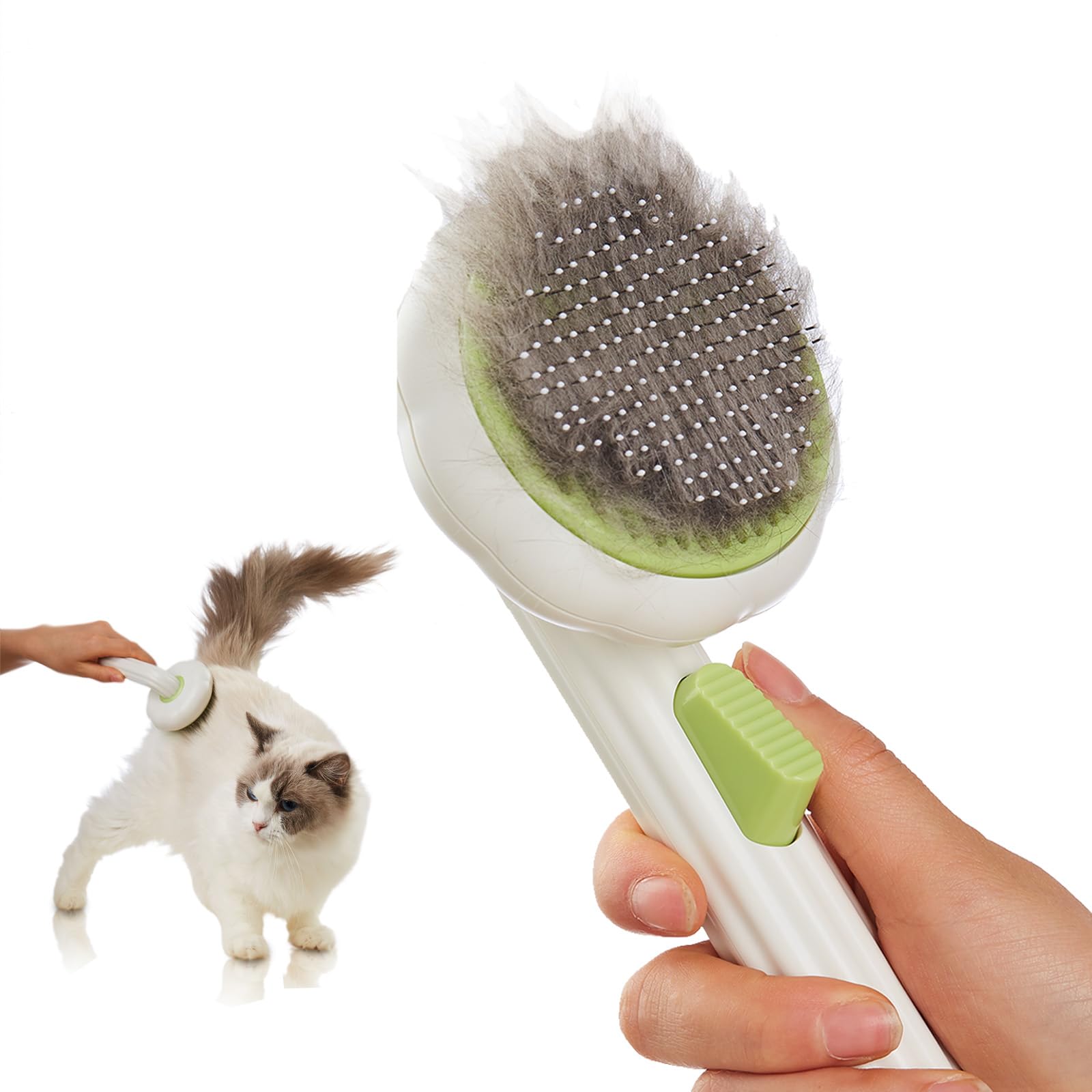 Amazon.com : VIOJOJO Cat Brush Dog Brush with Release Button for
