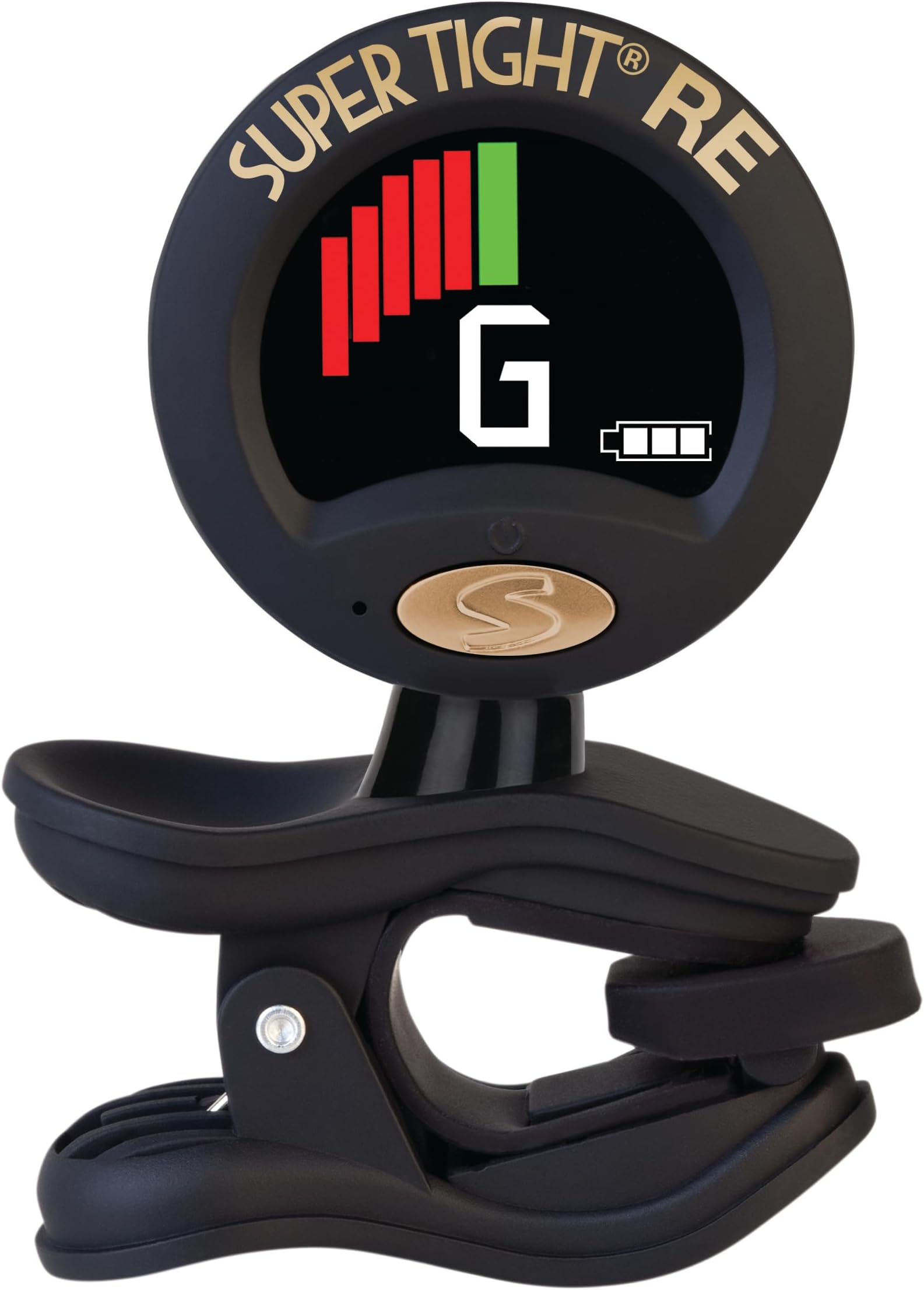 ST-8 Super-Tight All Instrument Clip-On Tuner,Black