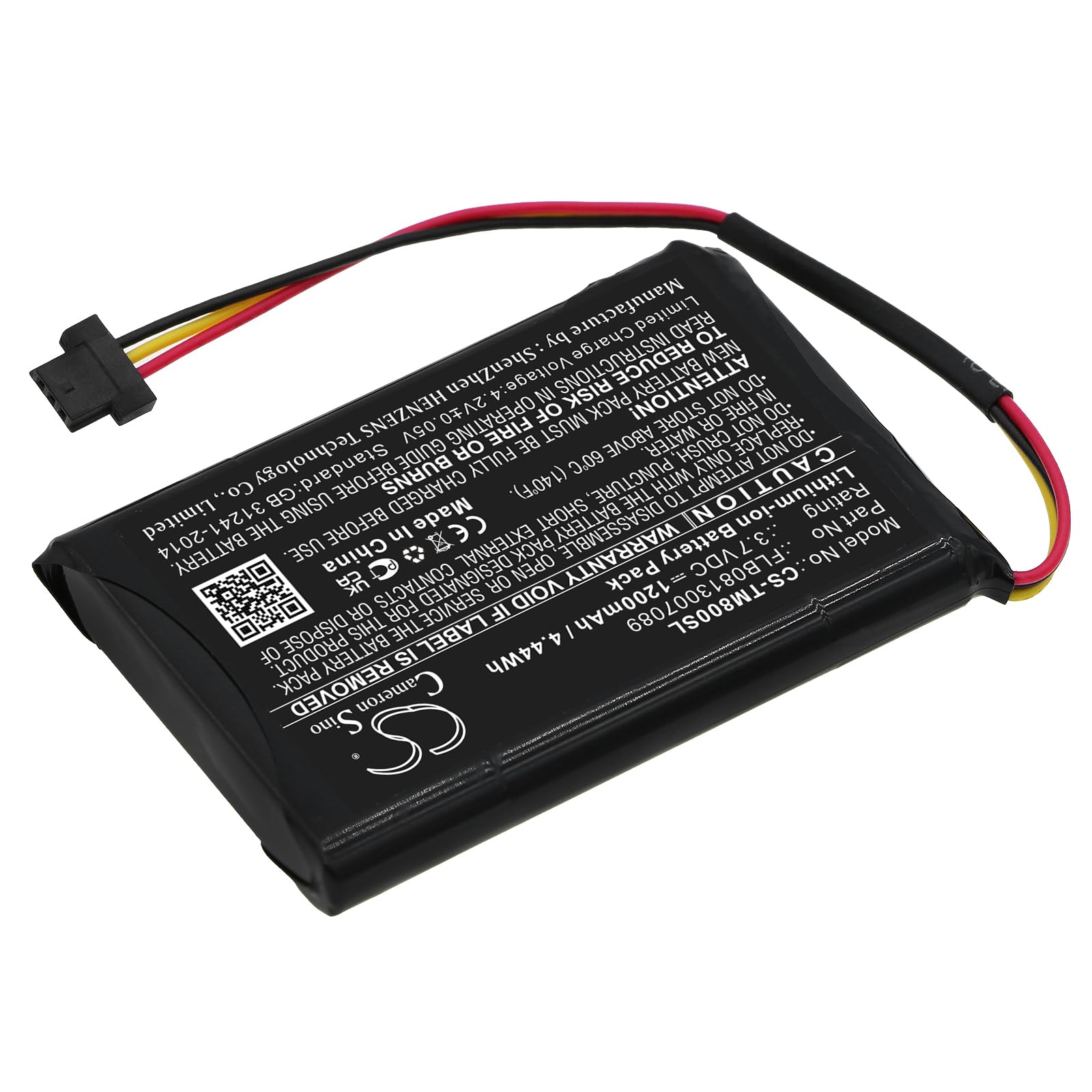 Batteria TECHTEK 700mAh Li-ion Compatibile Con TomTom 4EN.001.02, 4EN42, 4EN52, 4EV42, 4EV52, Star 20, Star 25 – Sostituisce ALHL03708003