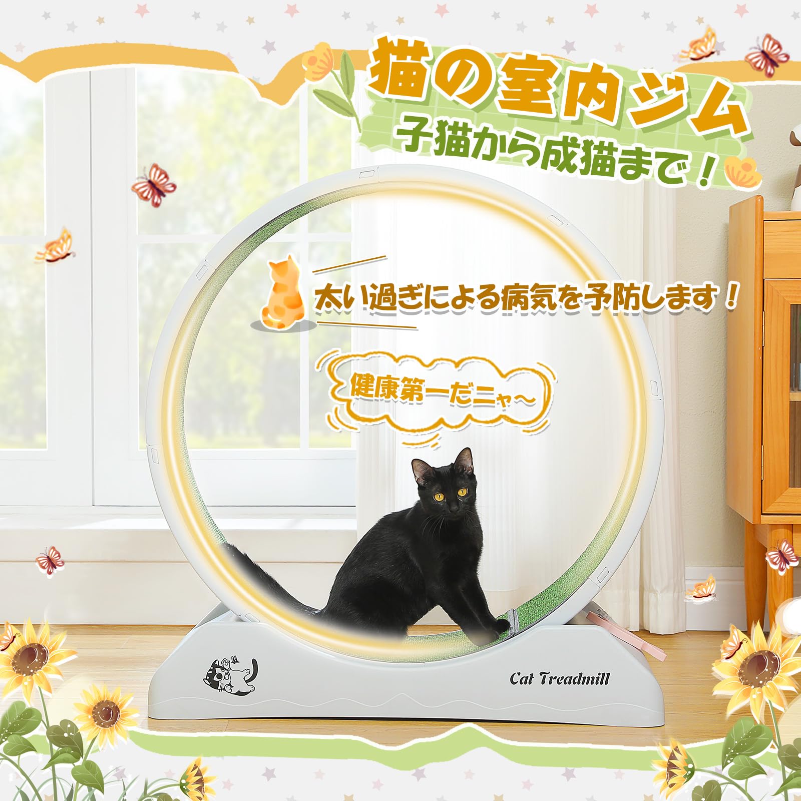 犬猫ルームランナー Amazon.co.jp: PAWZ Road キャットホイール 猫 大型 静音