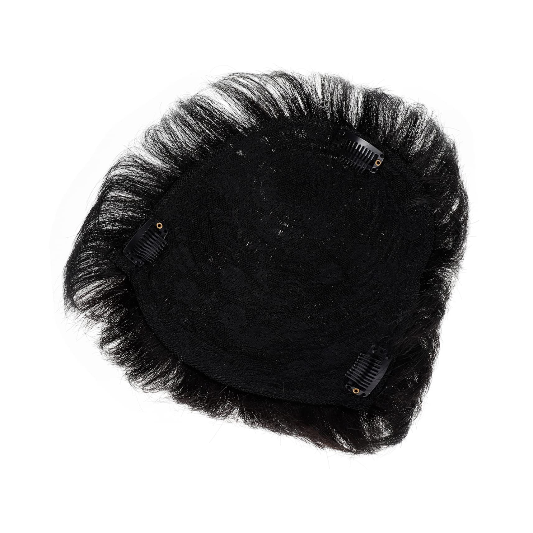 Peluca Masculina para Cubrir Calvo Pieza de Cabello Humano Extensión de Cabello Postiza para Uso Diario