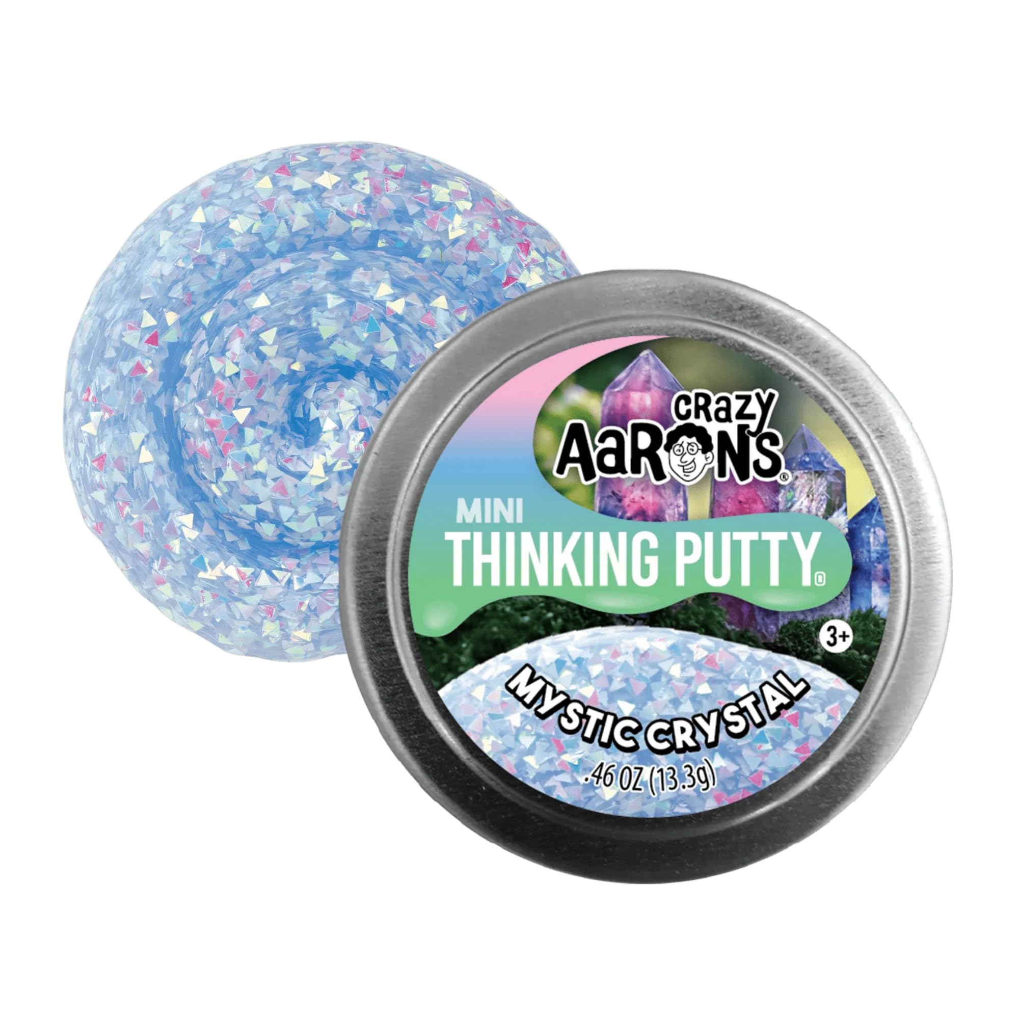 Crazy Aaron's Mystic Crystal Thinking Putty, 2" Inch, Non-Toxic Sensory Play Putty which Never Dries Out, Creative Fidget Toy for Boys and Girls Ages 3+