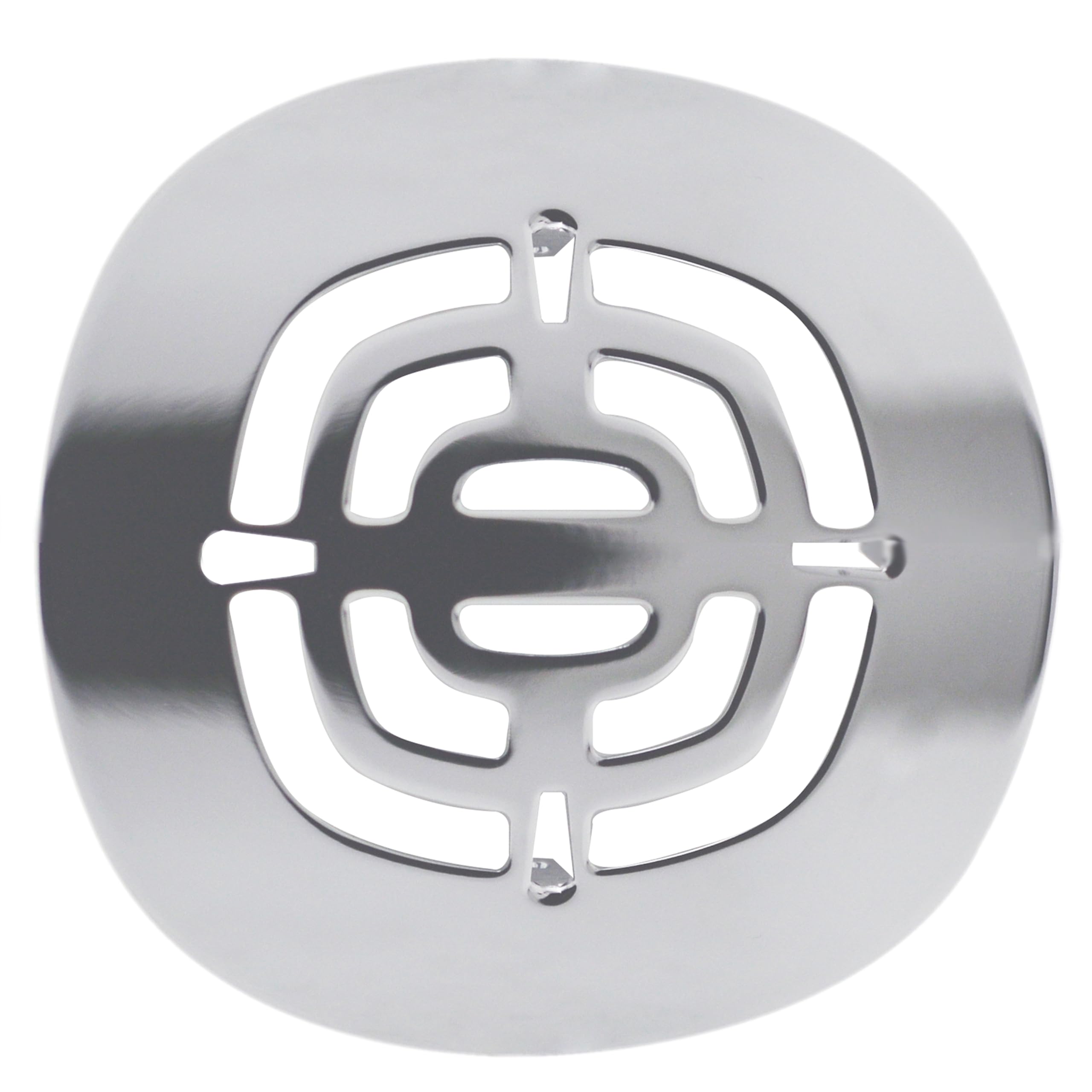 Westbrass Brass Snap-In Shower Strainer Grid, Polished Chrome, D316-26