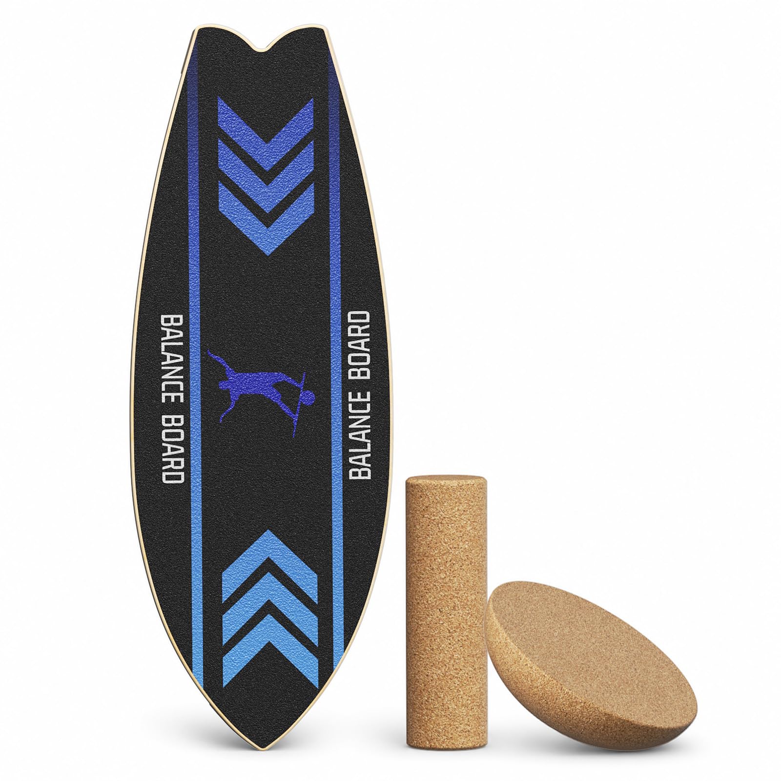 Balance Board für Erwachsene – 3-in-1 Surfin Balance Board Set für Core, Gleichgewicht & Reha, Zuhause, Büro & Fitness
