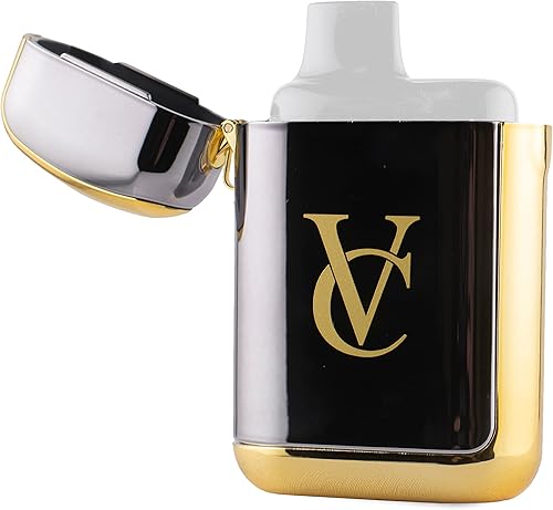 VAPE CLUTCH Estuche para Vape Black & Gold - para Vapes desechables y bolígrafos Vape - Mantiene el Vape limpio y oculto, personaliza tu Vape para