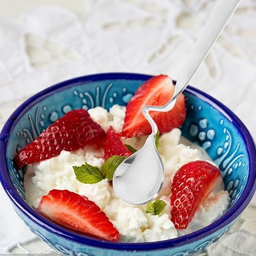 Miniatura 6 de Cucharas de servir, cucharadas de 2 piezas de mermelada de acero inoxidable, cucharadita multifuncional, cuchara mezcladora de café con miel con