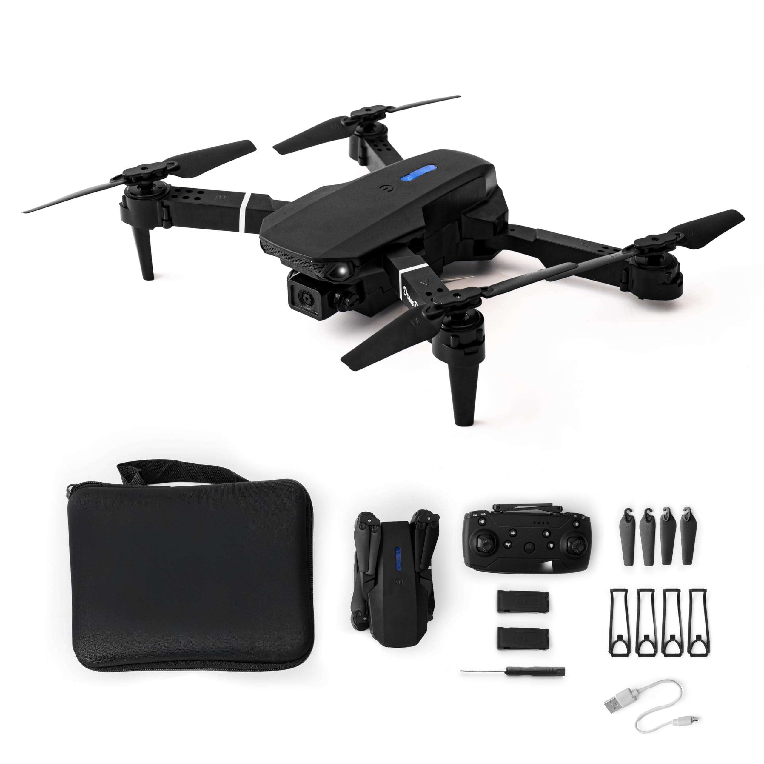 Foldable Drone with 4K Camera | Portable WiFi Mini Drone with Camera for Kids & Adults | Gesture Selfie, Live Video, Altitude Hold, One Key Takeoff, 360° Flips-image-5