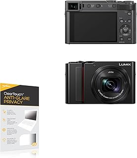 BoxWave Screen Protector Compatible with Panasonic Lumix DC-ZS200 - ClearTouch Anti-Glare Privacy (2-Pack), Privacy Screen Protector Flexible Film Anti-Glare