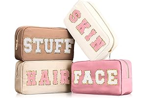 Adorable and Practical 4 Pcs Stoney Clover Bag for All Your Cosmetic Needs