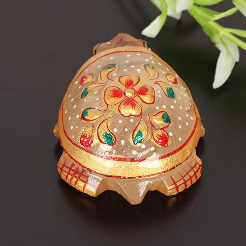 Miniatura 2 de GEMHUB Estatua de piedra de tortuga de topacio de limón amarillo natural de 364.65 ct para regalo de larga vida