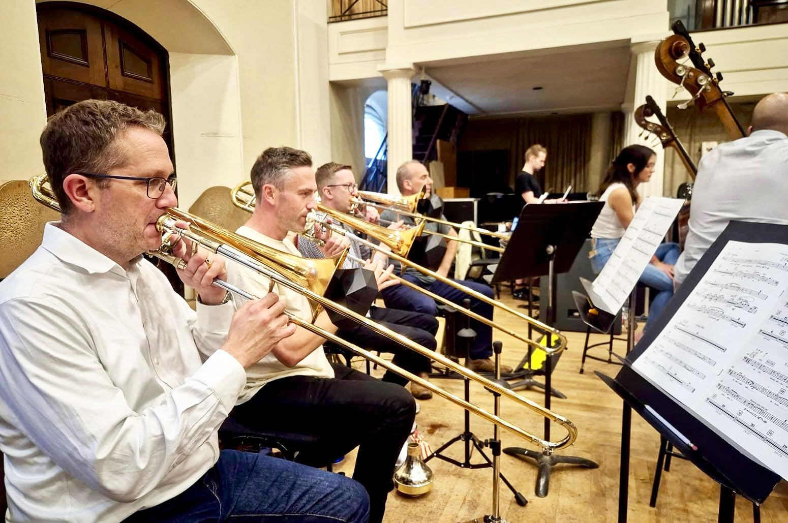 Sordina professionale per trombone tenore, leggera, accordata con precisione, facile da suonare, design non dentabile