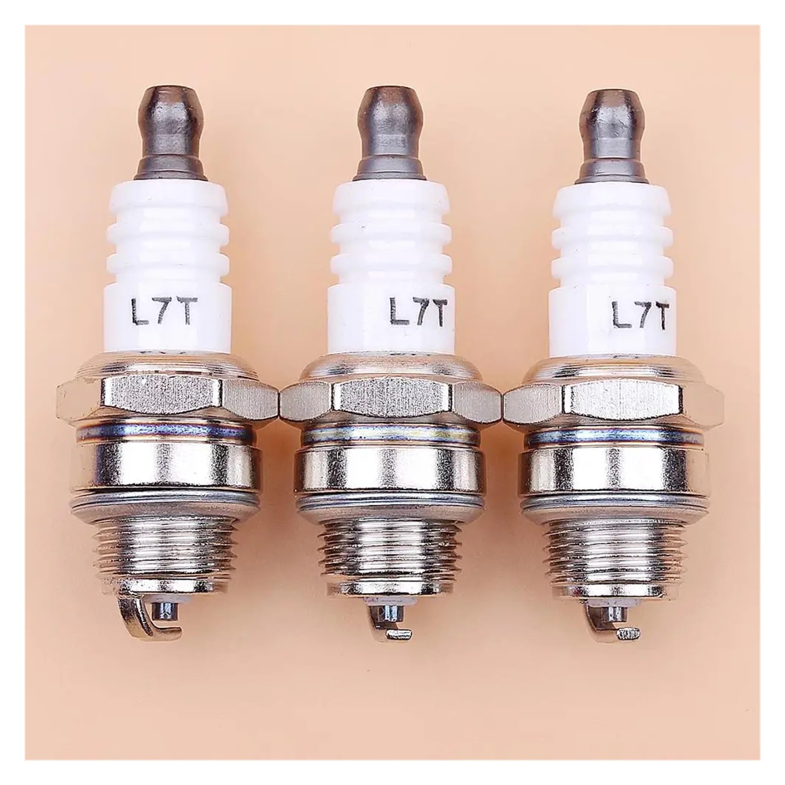 Lot de 3 Bougies d'allumage for tronçonneuse, souffleur et débroussailleuse à 2 Temps
