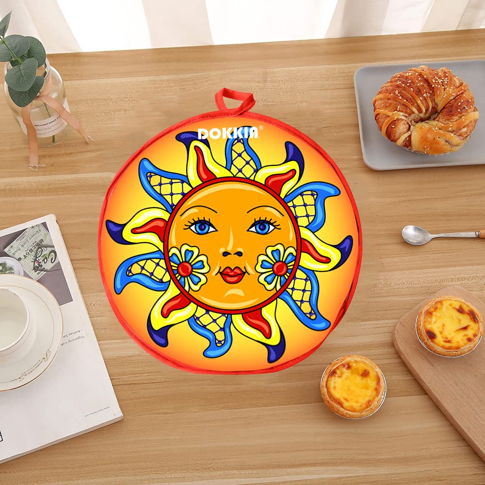 SOKKIA Tortilla Warmer Taco 12 Inch Insulated Cloth Pouch - Microwave Use Fabric Bag To Keep Food Warm And Fresh (Sunsburst Zodiac Constellation Horoscope - View #4
