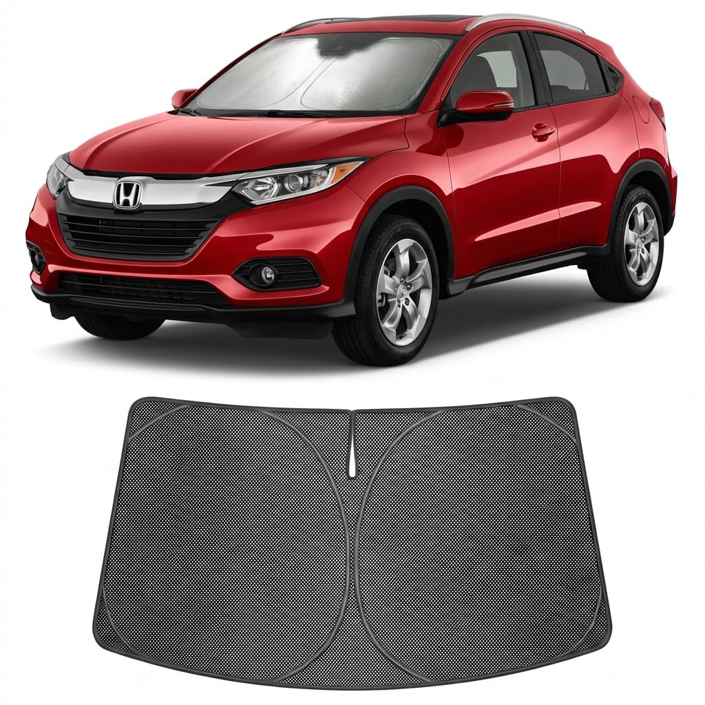 Proadsy Custom Fit 2023-2026 Honda HR-V Windshield Sun Shade, Blocks Heat