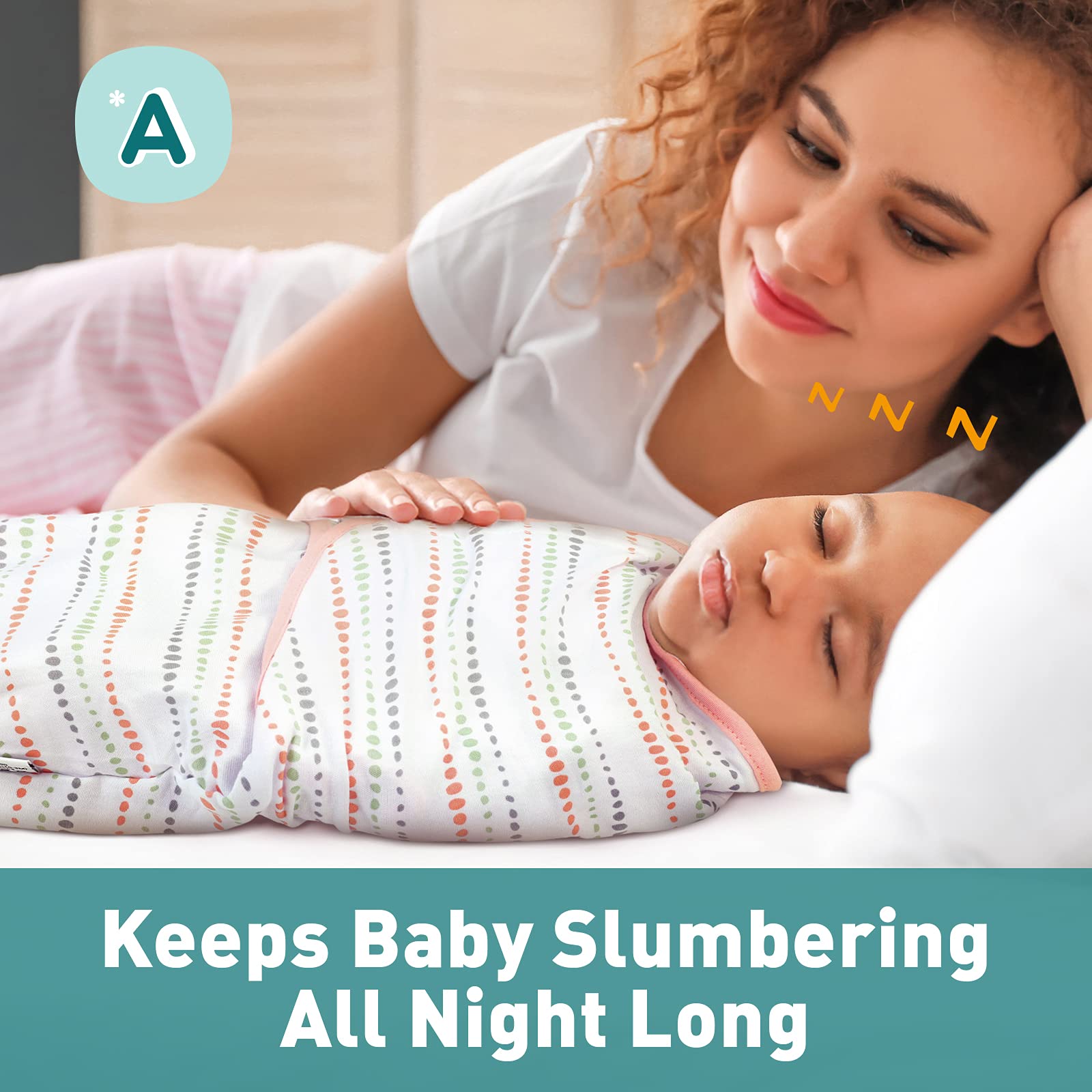 GLLQUEN BABY Swaddles for Newborns 0-3 Months Adjustable & Easy Fastener | 3-Pack Baby Girl Swaddles Organic Cotton Womb-Like Nursery Swaddling Blanket reduces startle reflex Soft & Skin-Frie product thumbnail 3