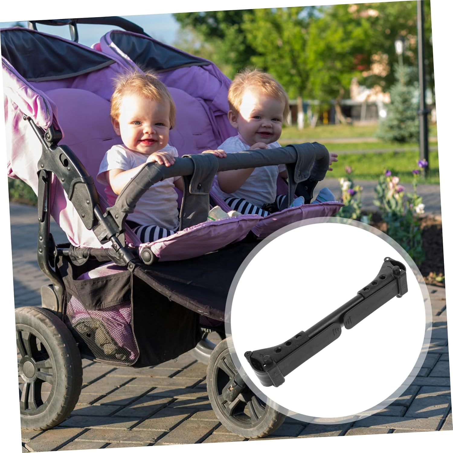 ERINGOGO Stroller Connectors for Pushchairs Dual Stroller Linking Tool Durable and Easy to Install
