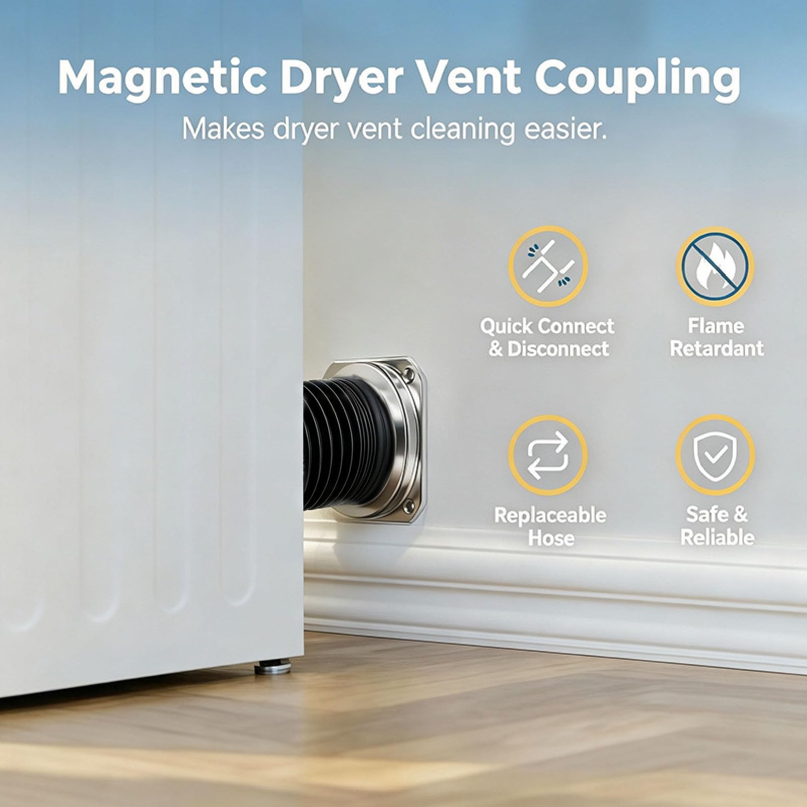 Kit Magnético para Ventilación de Secadora con Diseño Duradero