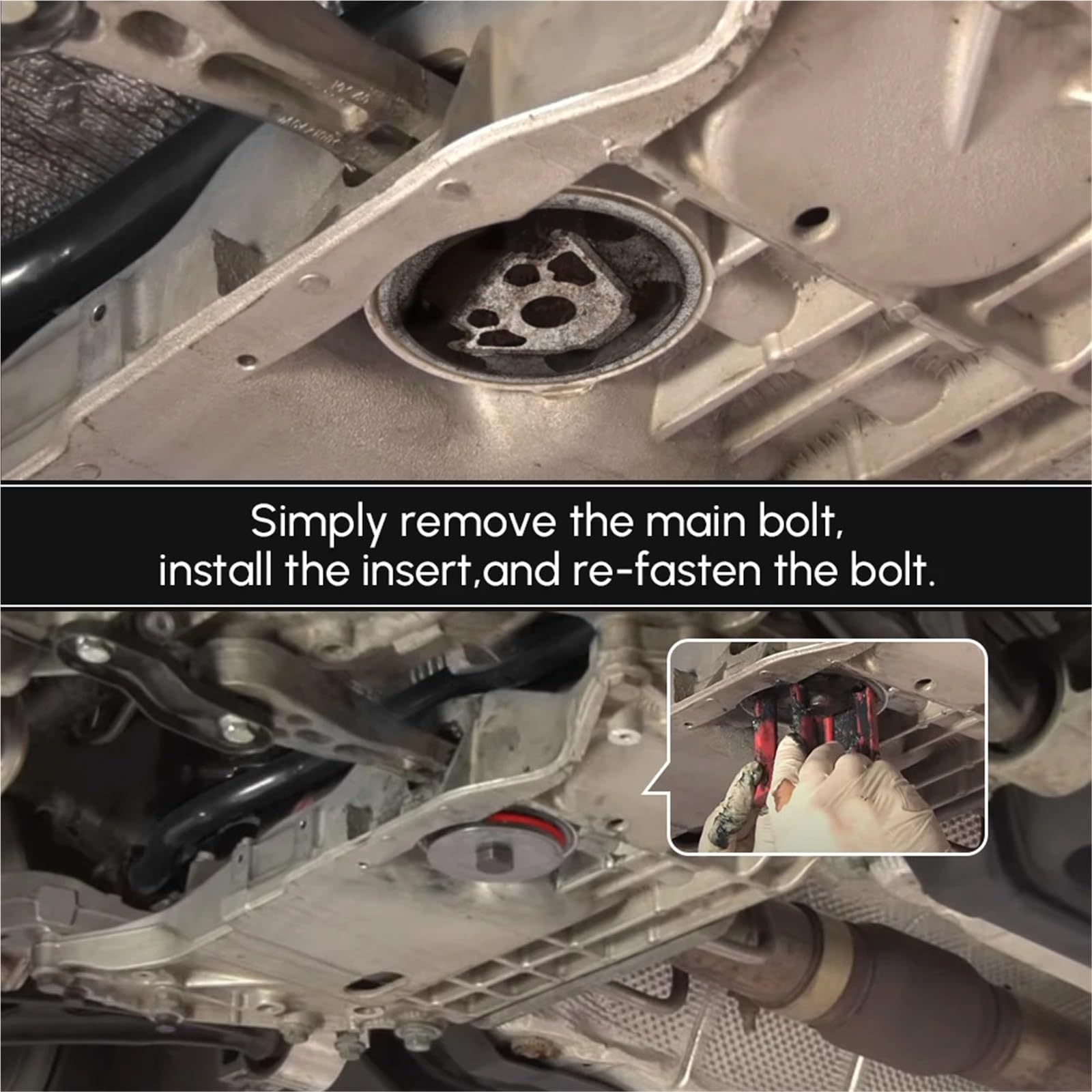 Mocowania silnika samochodowego Zestaw montażowy do ramienia reakcyjnego silnika pasuje do VW Golf GTI Passat Tiguan EOS pasuje do Audi A3 Q3 2.0TSI WLR-EMI01