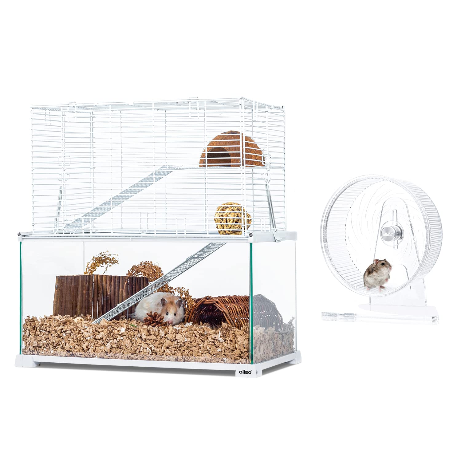 silent hamster cage