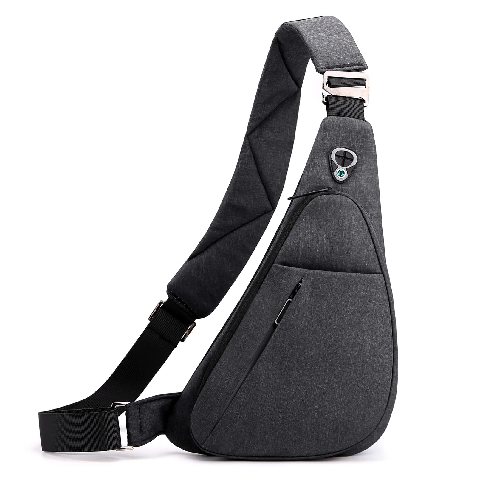 PeiceesSling Bag For Men Women Small Crossbody Backpack Shoulder Bag Man Purse Chest Bag For Hiking Travel
