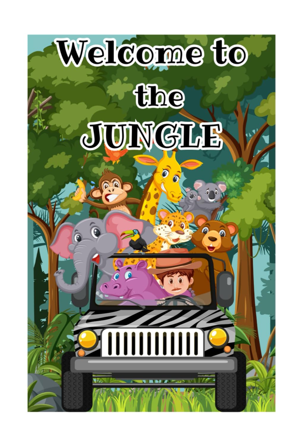 Welcome to the Jungle: Coloring book for children
