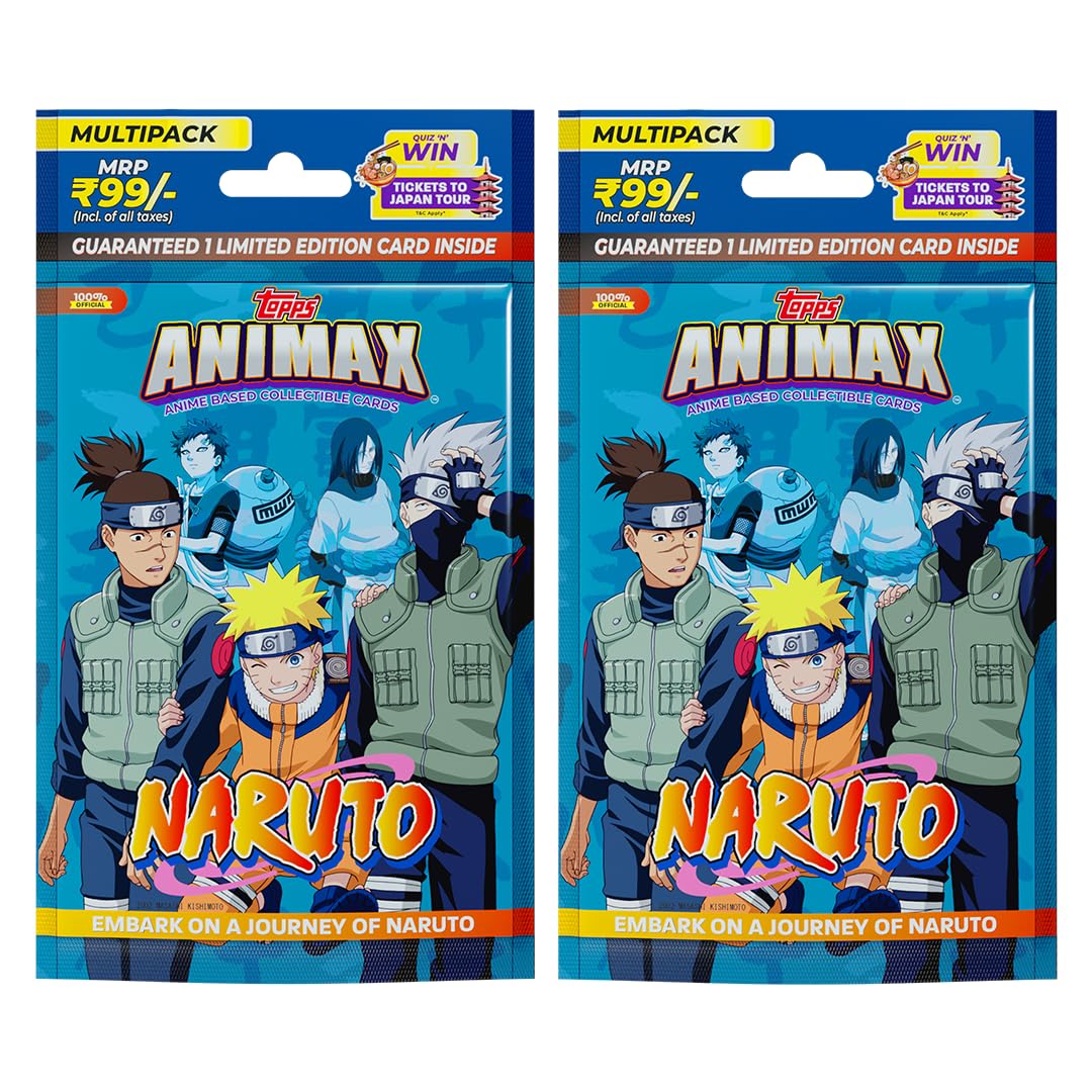 ToppsAnimax 2024 Official Naruto Collectible Card Game(Multipack of 2)