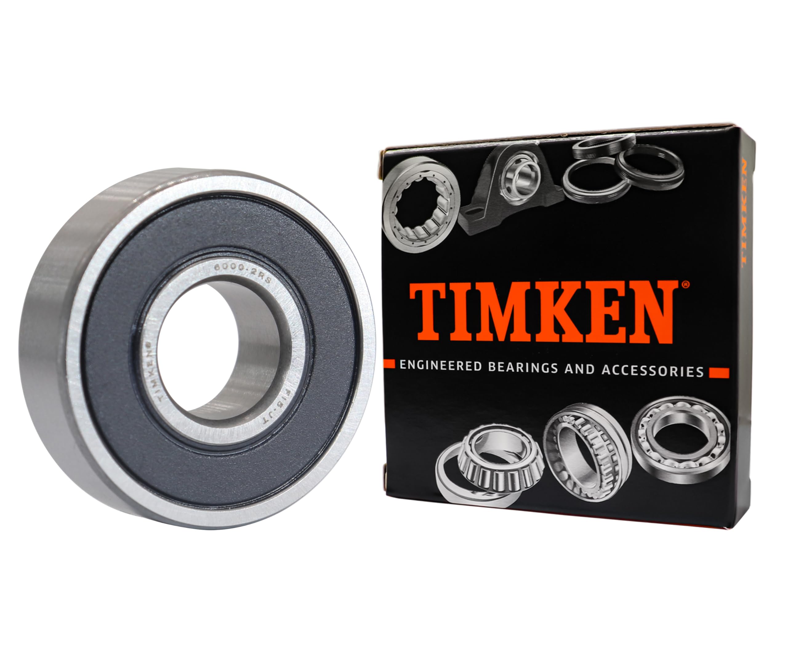 4PACK TIMKEN 6000-2RS Double Rubber Seal Bearings 10x26x8mm