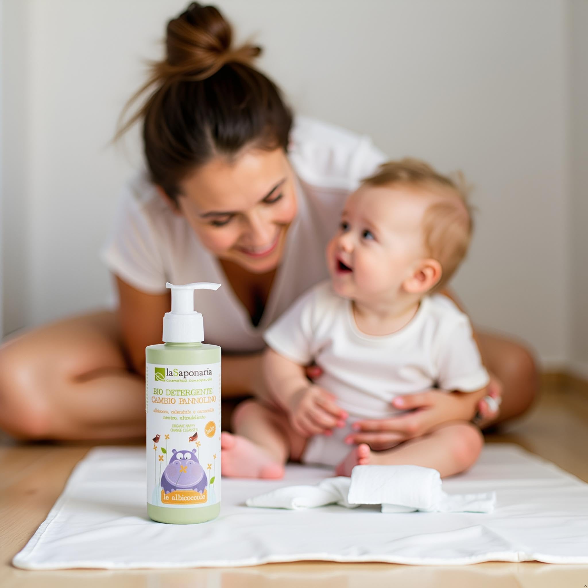 La Saponaria Crema detergente cambio pannolino lenitiva 190ml