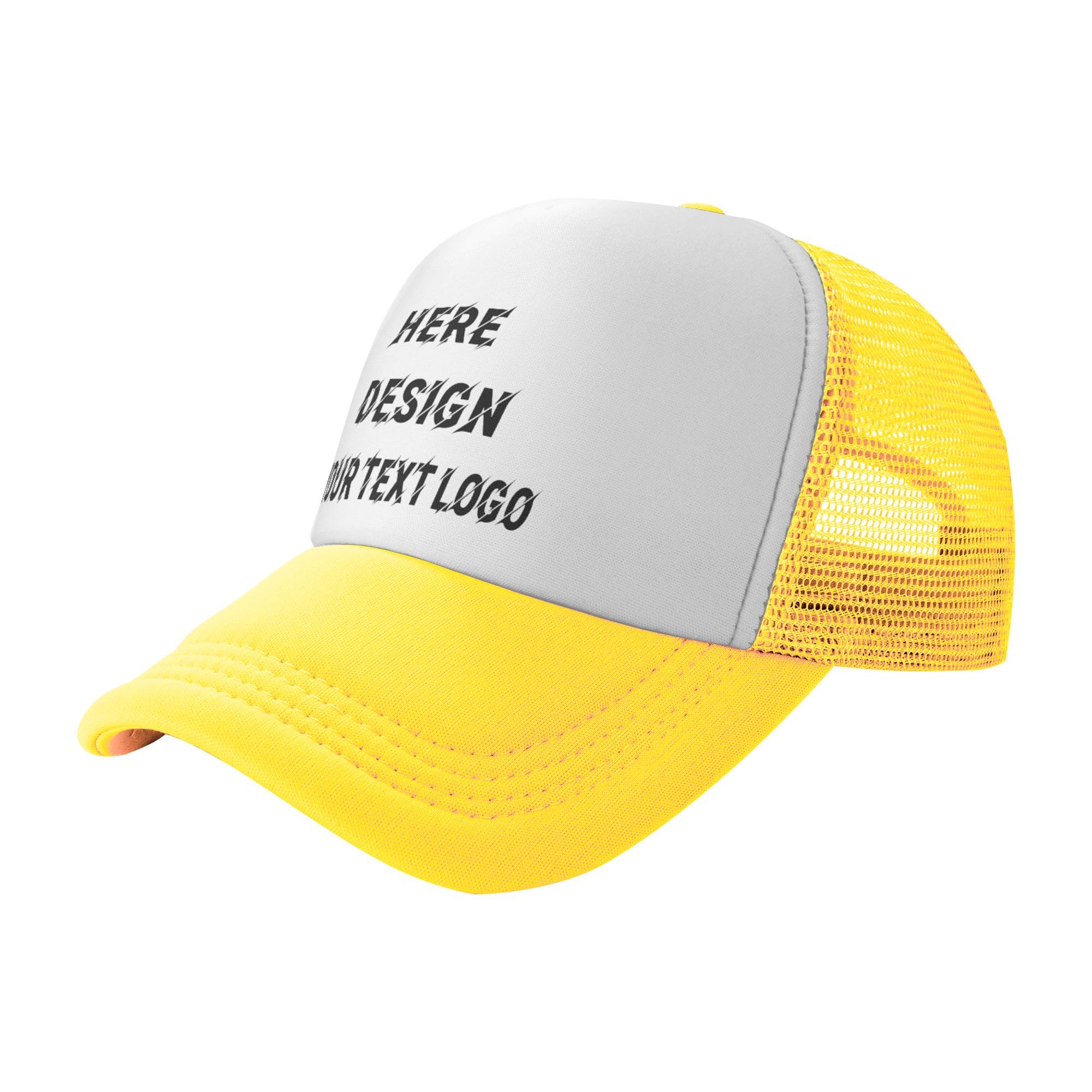 Bulk Custom Hat for Women Custom Baseball Cap with Your Photo Text Logo Design Personalized Hat Custom Trucker Hats