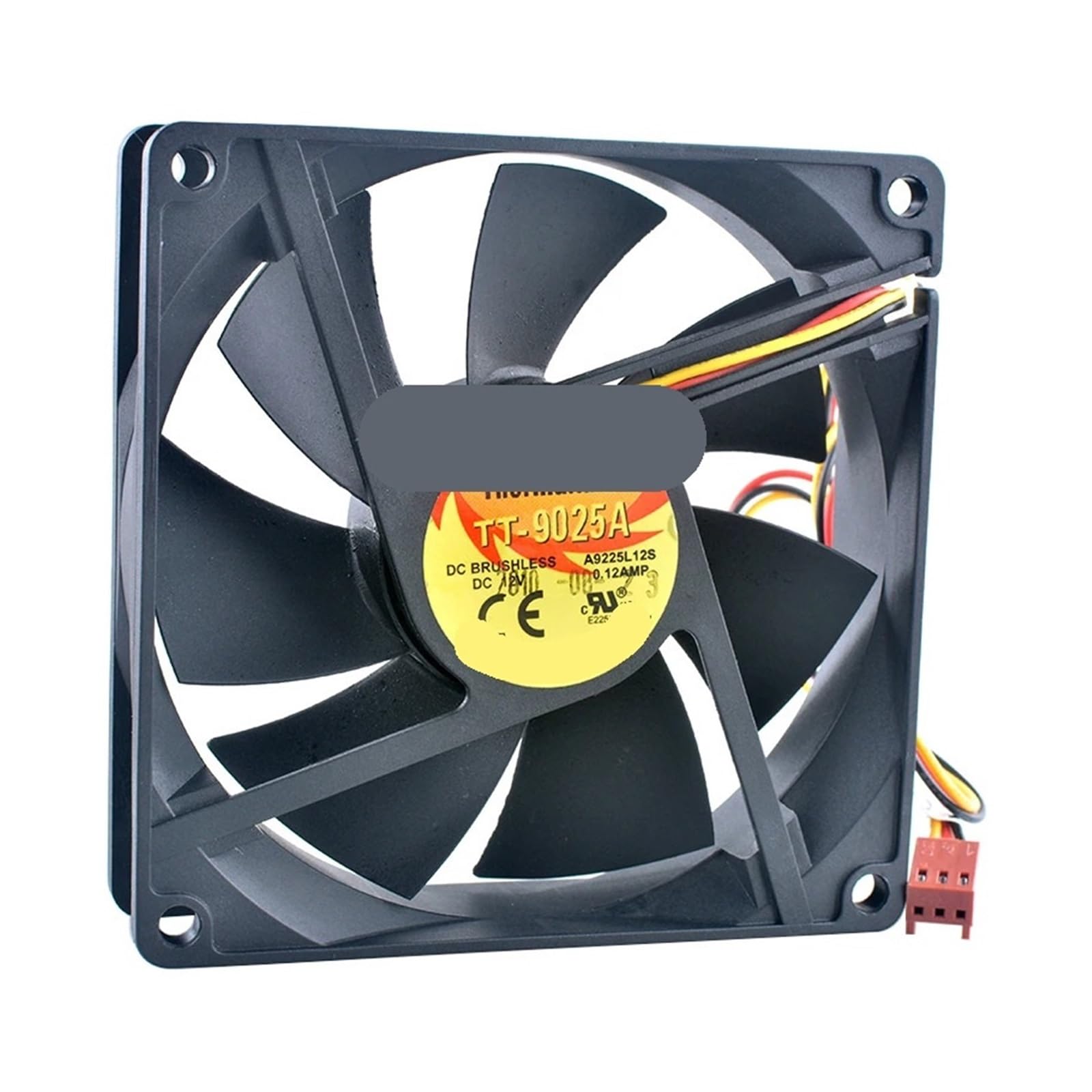 JJKKOZVQF A9225L12S 9.2cm 92mm fan 92x92x25mm DC12V 0.12A 1200rpm 3pin cooling fan