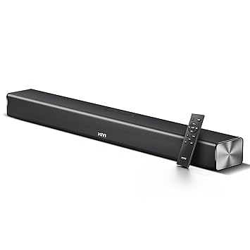 Mivi Fort Q100 Soundbar, 100W Surround Sound, 2.2 Channel, Multiple Input and EQ Modes, Made in India soundbar for TV