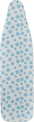 Miniatura 5 de Household Essentials Serie Deluxe Almohadilla de Fibra y Funda, Natural Natural,Crema,Flores azules,Rejilla azul,Multicolor,Azul,Cuadros