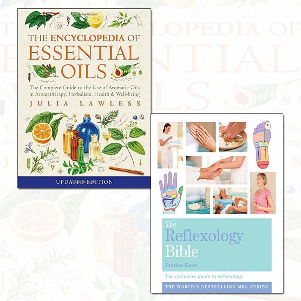 Encyclopedia of Essential Oils and The Reflexology Bible 2 Books Collection Set