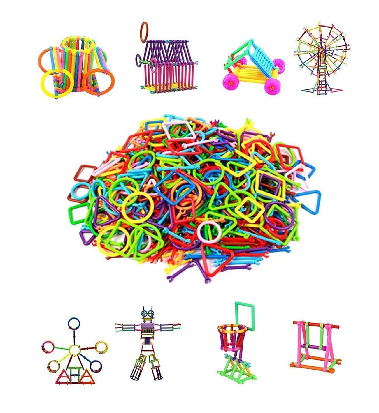 AEXONIZ TOYS 200+ Piece Non-Toxic Smart Stick Toy for Kids,Block Game for 3-8 Years Old Kids Boys & Girls,Random Color (Smart Stick Kids Building Block Toys) (B09X6S82XX) Amazon Price History, Amazon Price Tracker