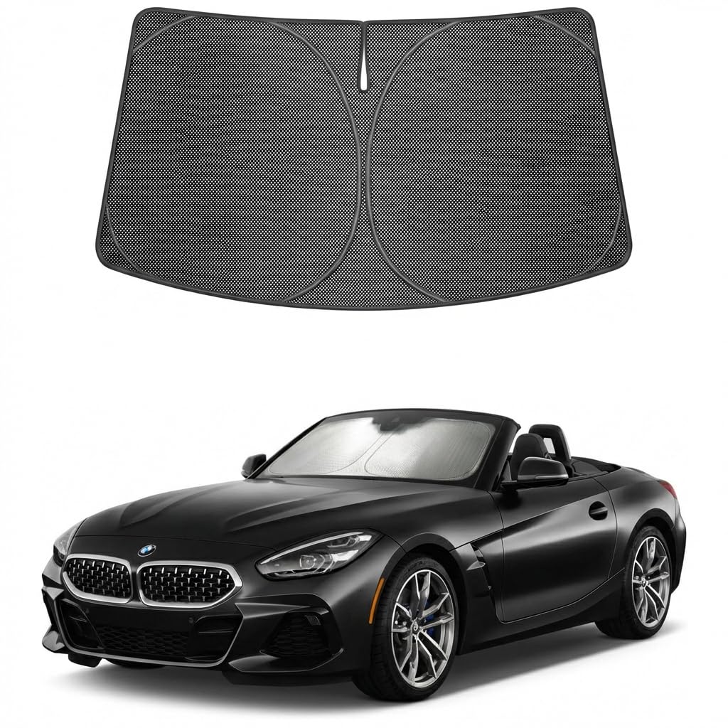 Proadsy Custom Fit 2019-2026 BMW Z4 Windshield Sun Shade, Blocks Heat