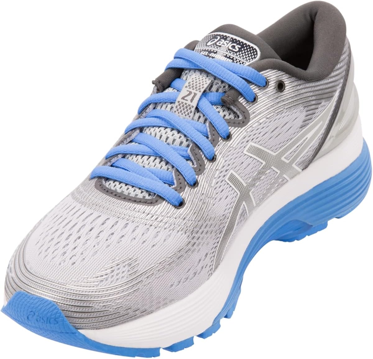 ASICS Gel-Nimbus 21 Women's Running Shoes 5 Mid Grey/Dark Grey