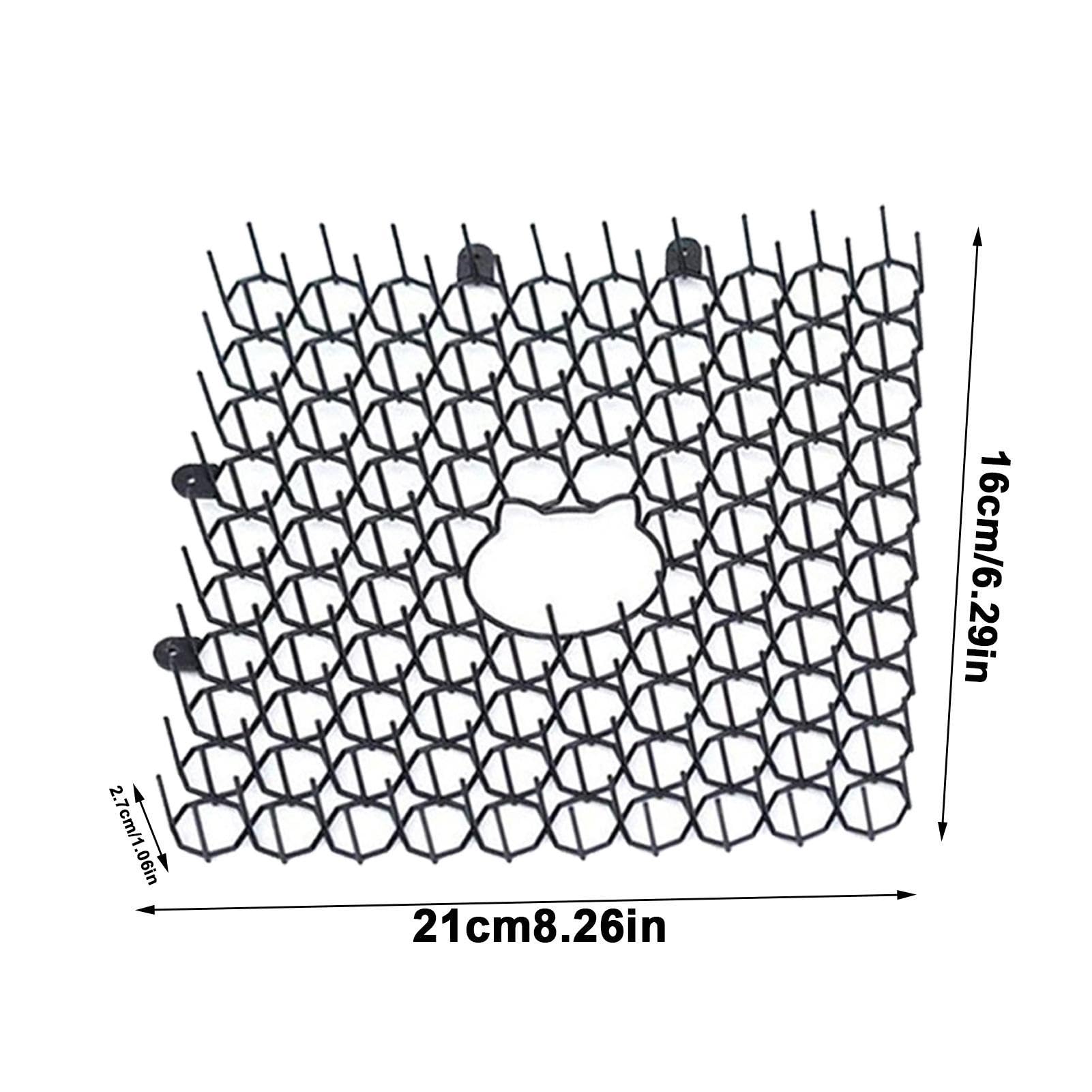 12 Stück Katzenkotmatte Mit Spikes – Katzenabweisende Matte Für Den Innenbereich – 12 Stück Tierabwehrmatte Für Die Landschaftsgestaltung – Kätzchen-Anti-Sprung-Pad Zum Trimmen Von Garten-Matten