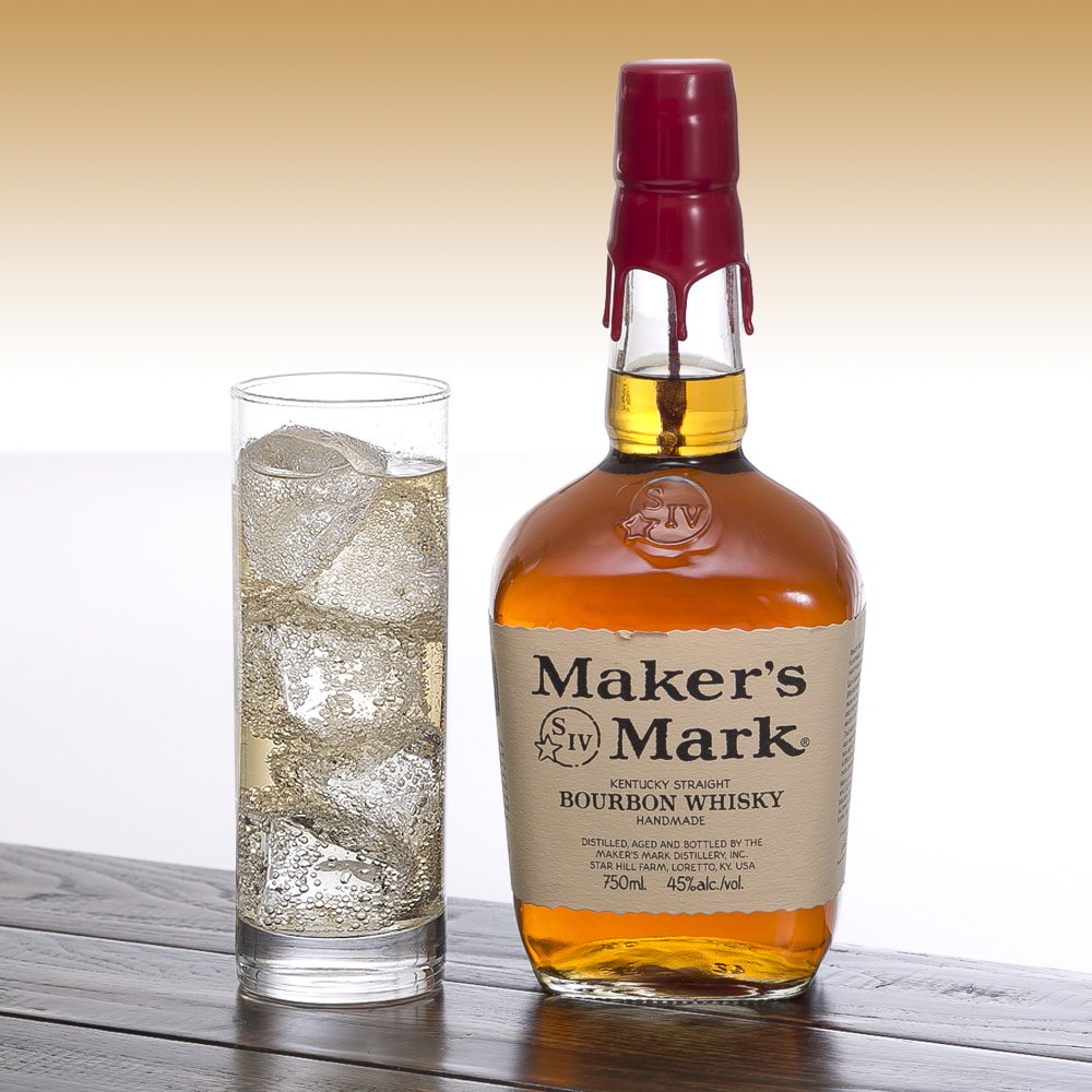 Amazon.co.jp: バーボンウイスキー メーカーズマーク 非売品グラス付き