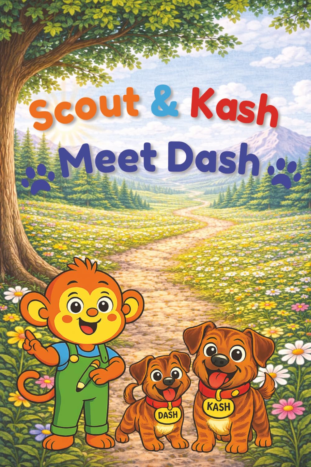 Scout & Kash Meet Dash: Where New Friends Begin Their Adventure (Scout and Friends)
