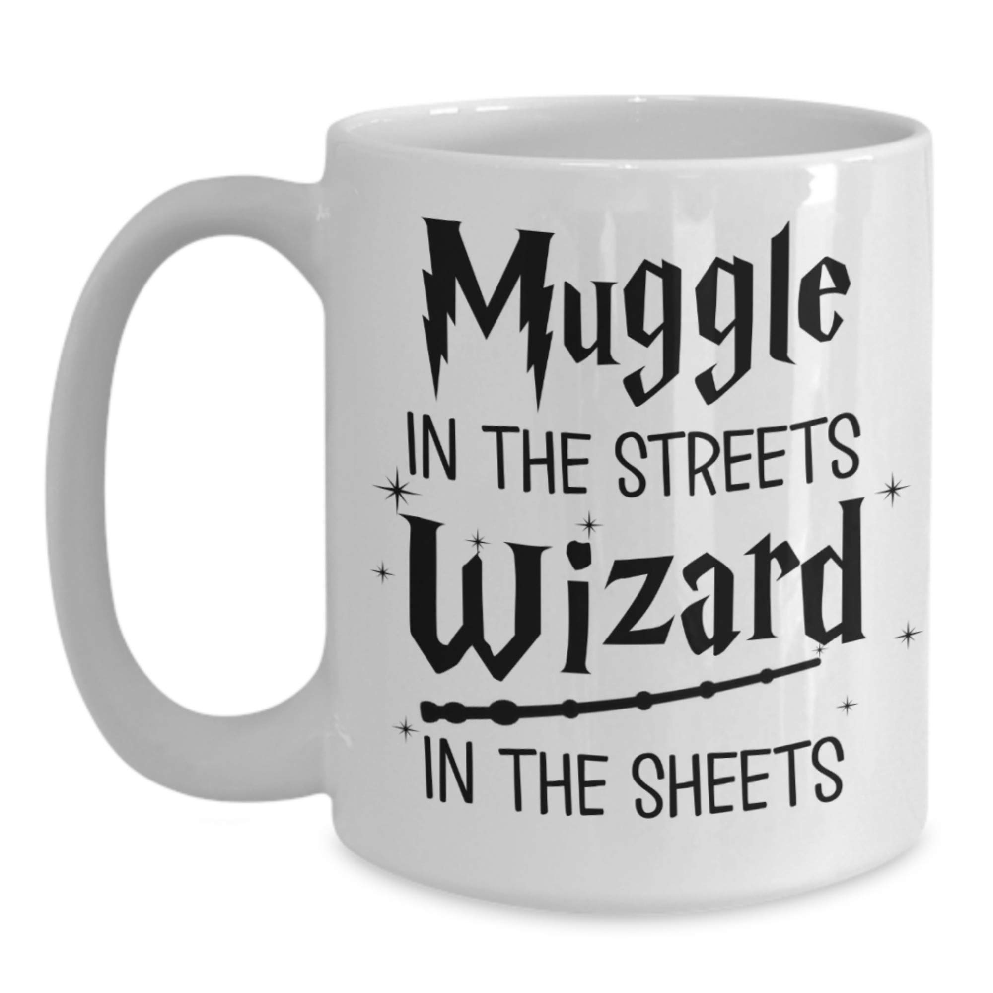 ALLNTRENDS Women's T-Shirt – 'Muggle In The Streets, Wizard In The Sheets' Fun Graphic Tee