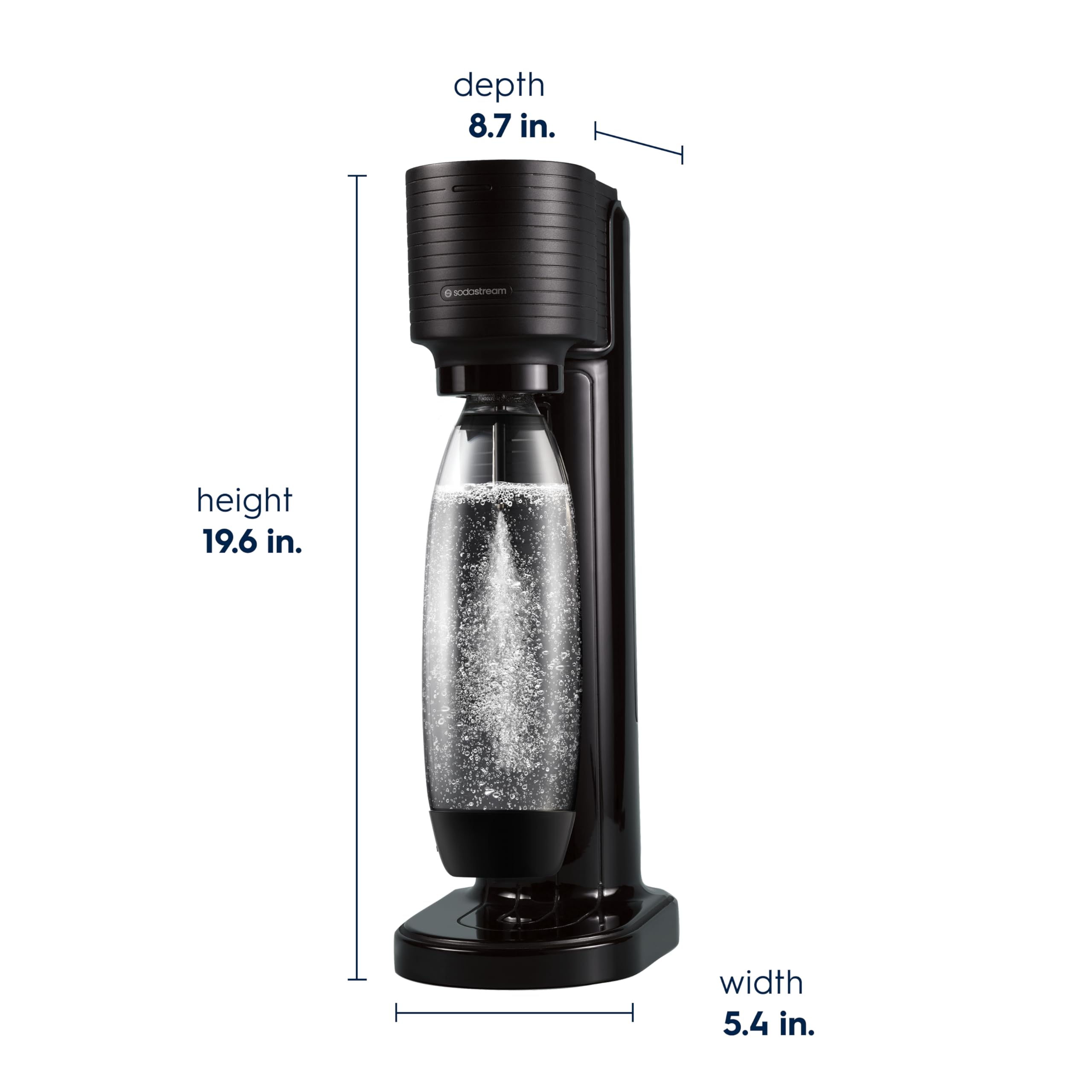 Amazon | SodaStream Gaia スパークリングウォーターメーカー ブラック