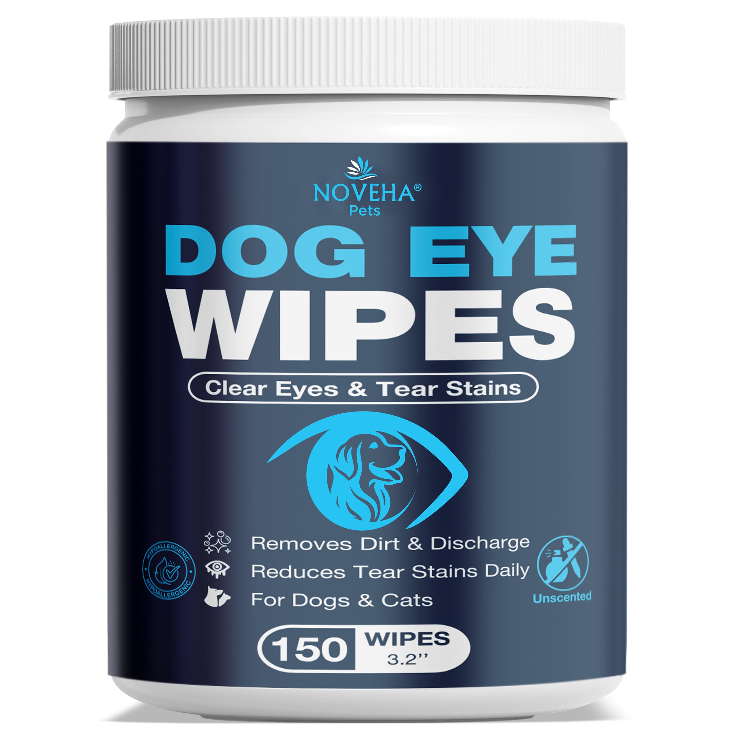 NOVEHA Dog Eye Wipes