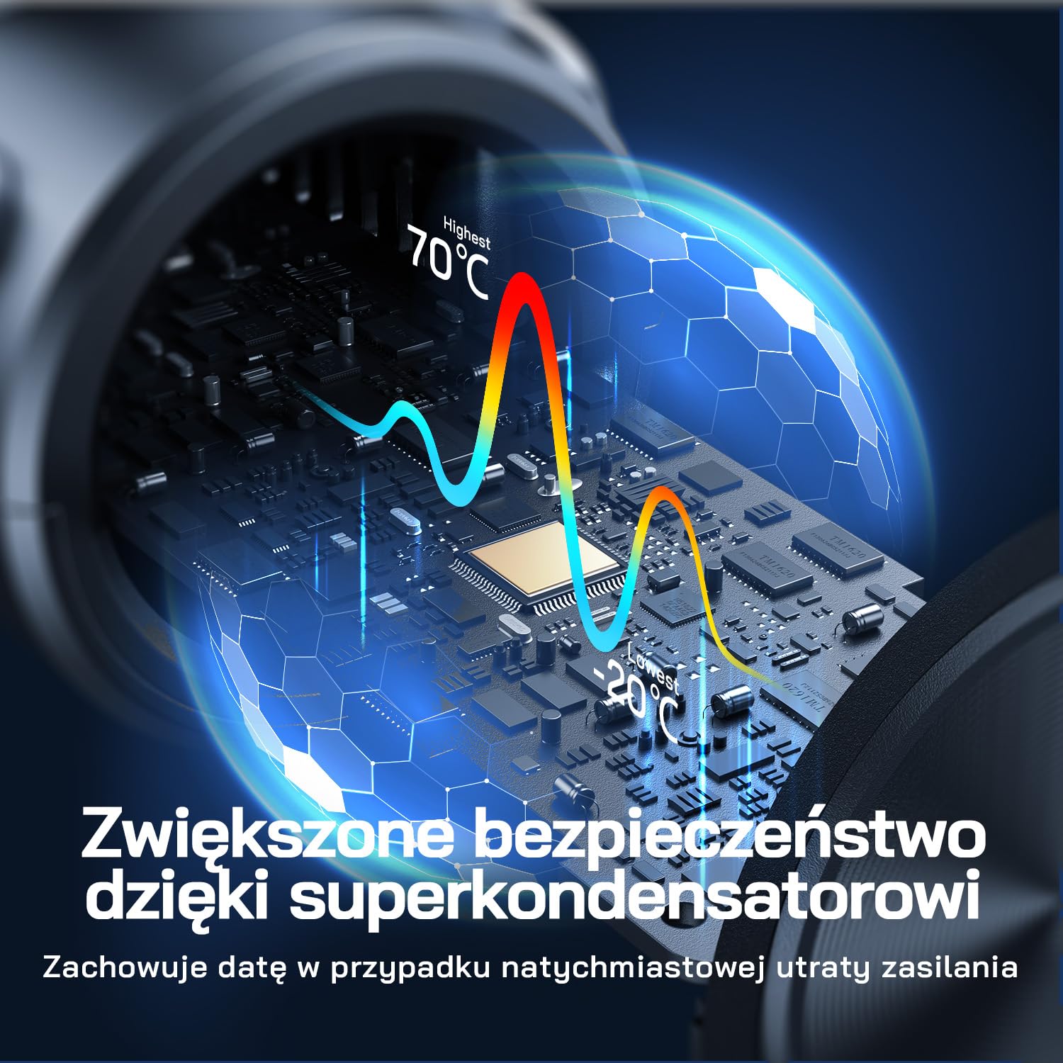 Kamera samochodowa WOLFANG 4K przednia i tylna kamera samochodowa Wi-Fi, podwójna kamera samochodowa z noktowizorem, nagrywanie w pętli, czujnik G, szeroki kąt 170, osłona parkowania
